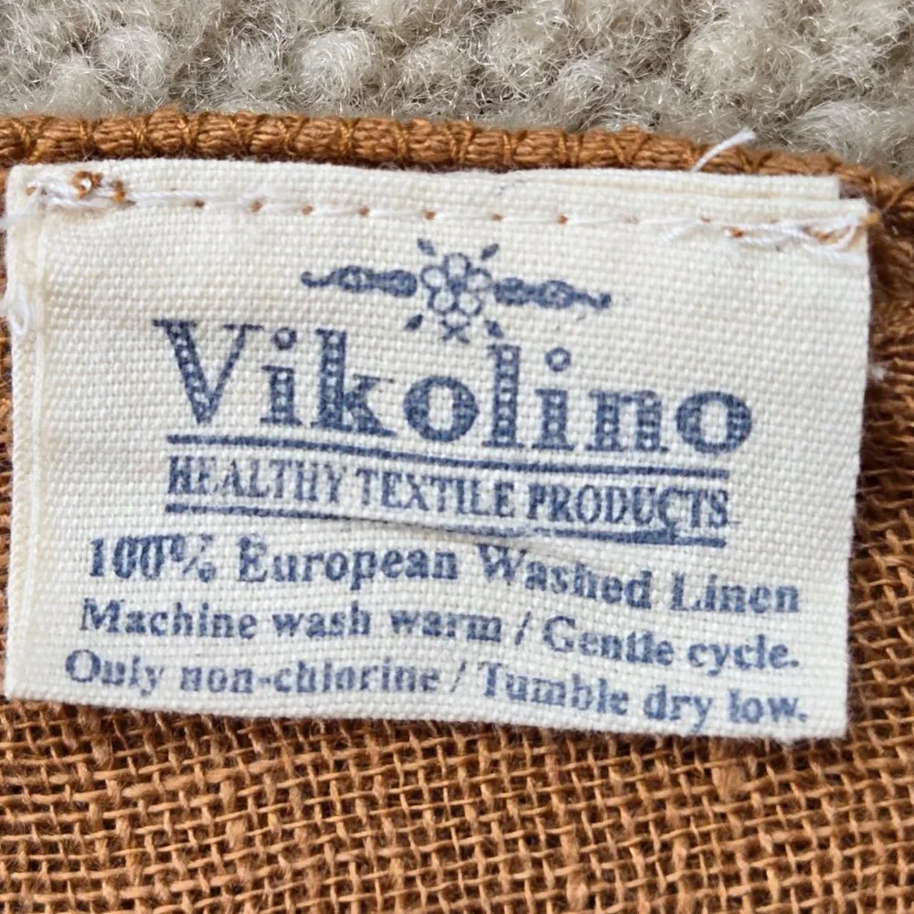 Vikolino Linen Tan Scarf